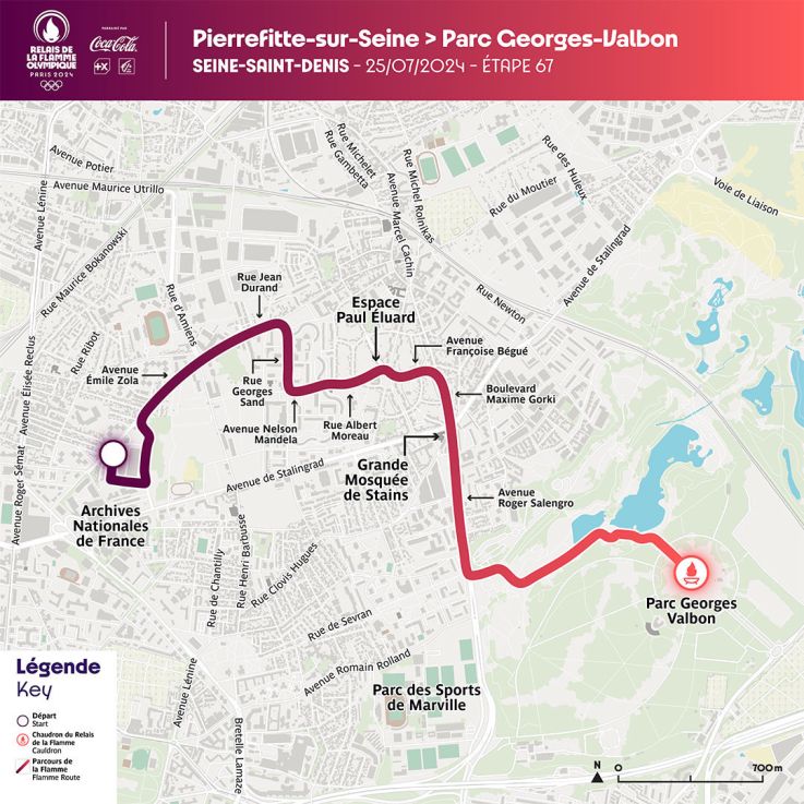 Jo Paris Le Parcours De La Flamme Olympique En Seine Saint Denis