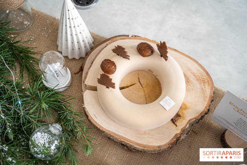 Bûches de Noël et gâteau de réveillon de Philippe Conticini 2022 - couronne - gâteau nouvel an