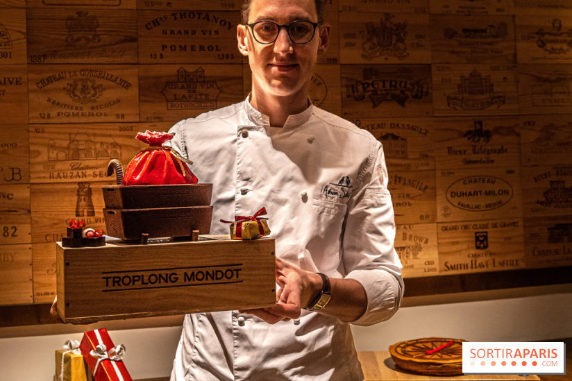 Adrien Salavert's Hotte Yule log for Belles Perdrix de Troplong Mondot ...