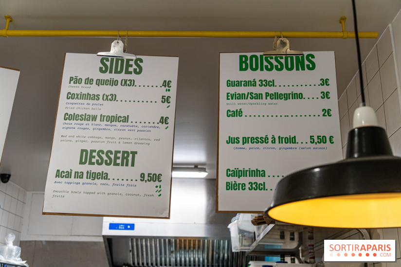 Onda, le restaurant Brésilen de tapiocas, crêpe de manioc - menu - carte