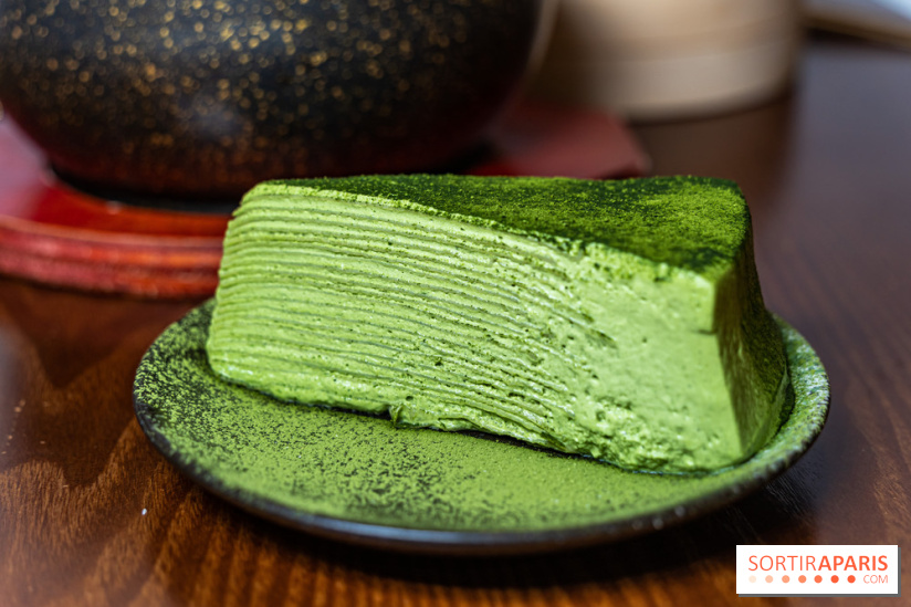 Matcha Ochaya , le café-restaurant de bubble tea de Paris - République - mille crêpes matcha