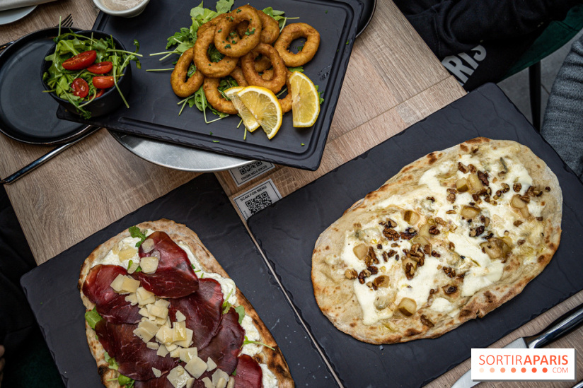 La Vela, le restaurant italien - méditerranéen de Boulogne - pinsa Romana - entrée