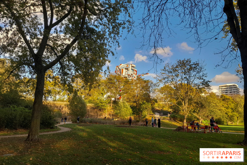 Issy - parc de l'île Saint Germain et Tour aux figures 