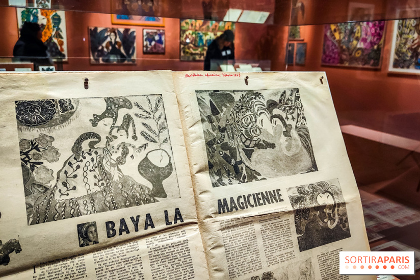 Baya, femmes en leur jardin, l'exposition poétique à l'Institut du monde arabe nos photos