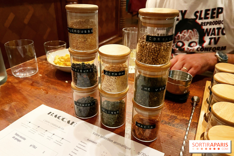 Atelier création de gin à la distillerie Baccae