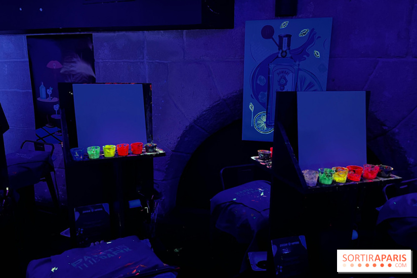 Paint in the Dark, un atelier peinture et cocktails dans le noir débarque à Paris
