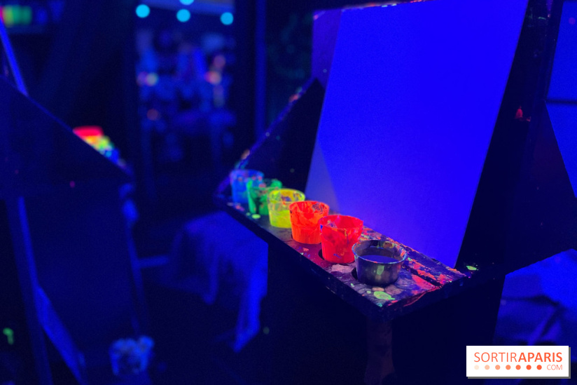 Paint in the Dark, un atelier peinture et cocktails dans le noir débarque à Paris