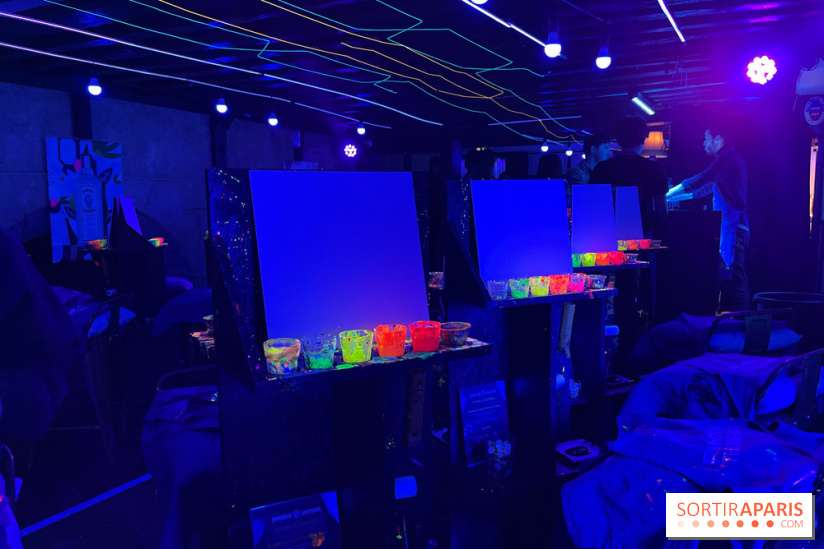 Paint in the Dark, un atelier peinture et cocktails dans le noir débarque à Paris