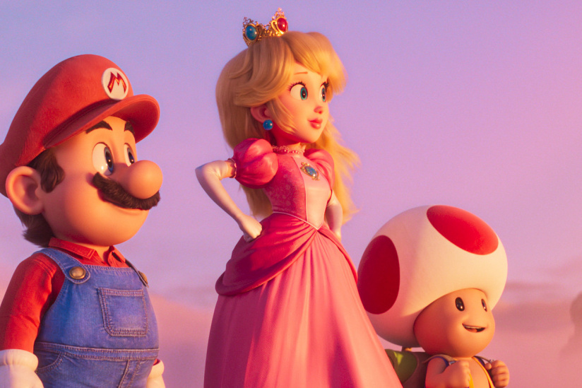 Super Mario Bros au cinéma : Mario Peach et Toad