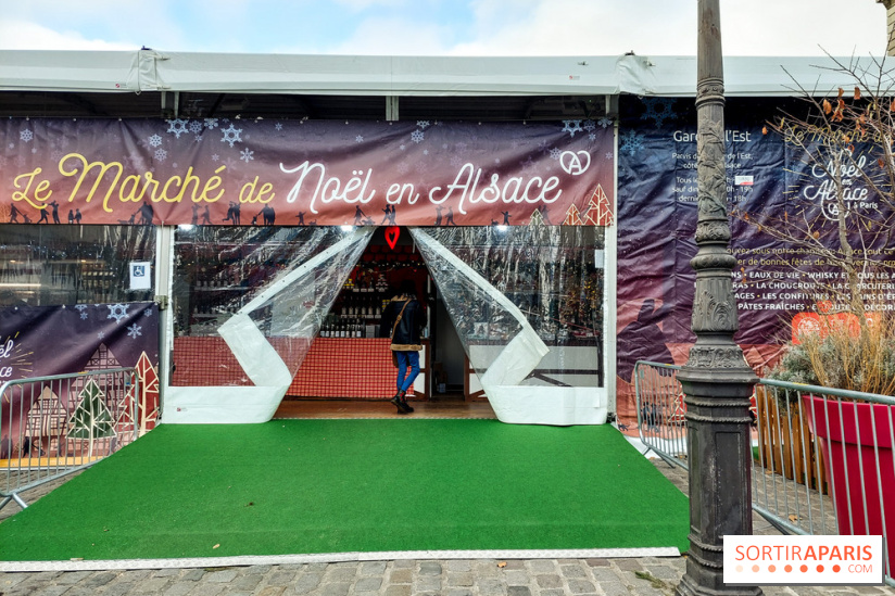 Marché de Noël 2022 alsacien à Gare de l'Est, nos photos