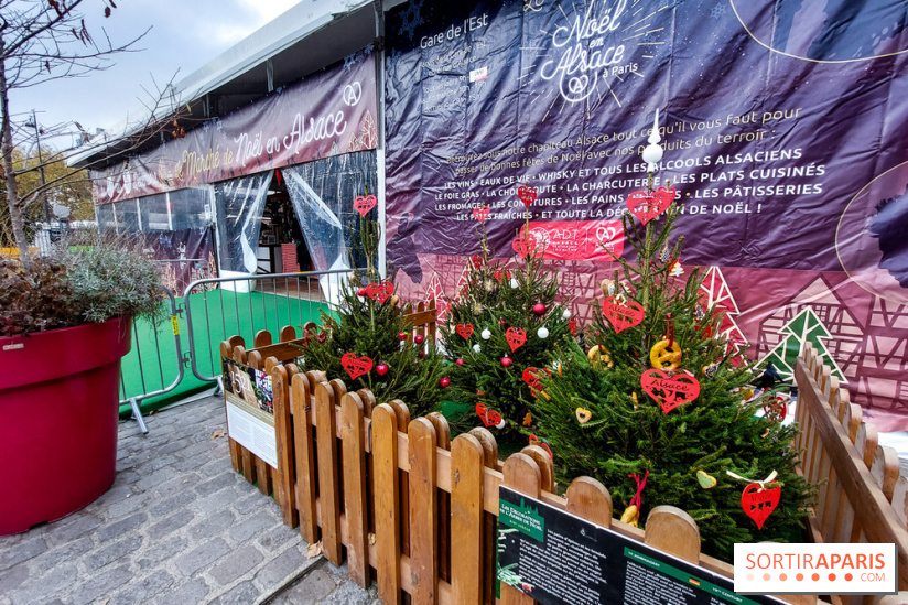 Marché de Noël 2022 alsacien à Gare de l'Est, nos photos