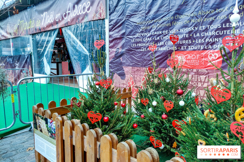Marché de Noël 2022 alsacien à Gare de l'Est, nos photos