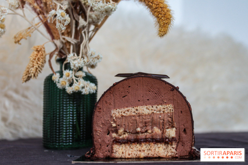 Les bûches de Noël 2022 d'oh oui!, la pâtisserie sans sucres IG bas- buche chocolat