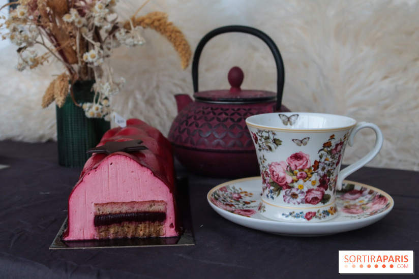 Les bûches de Noël 2022 d'oh oui!, la pâtisserie sans sucres IG bas- buche fruits rouges