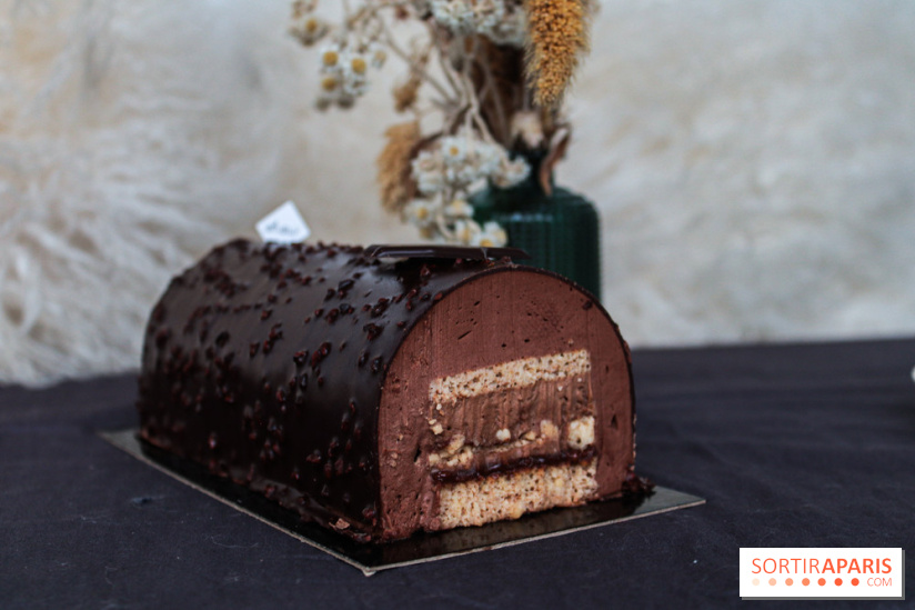 Les bûches de Noël 2022 d'oh oui!, la pâtisserie sans sucres IG bas- buche chocolat