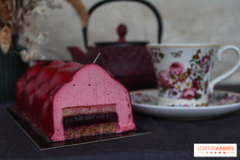 Les bûches de Noël 2022 d'oh oui!, la pâtisserie sans sucres IG bas - buche fruits rouges