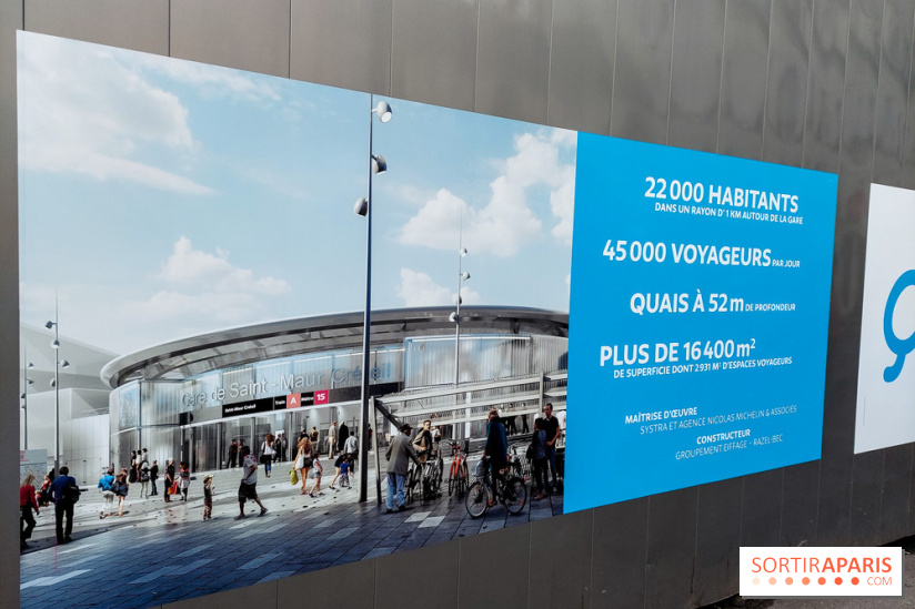 Le Grand Paris Express, visite du chantier de la gare Saint-Maur - Créteil, nos photos