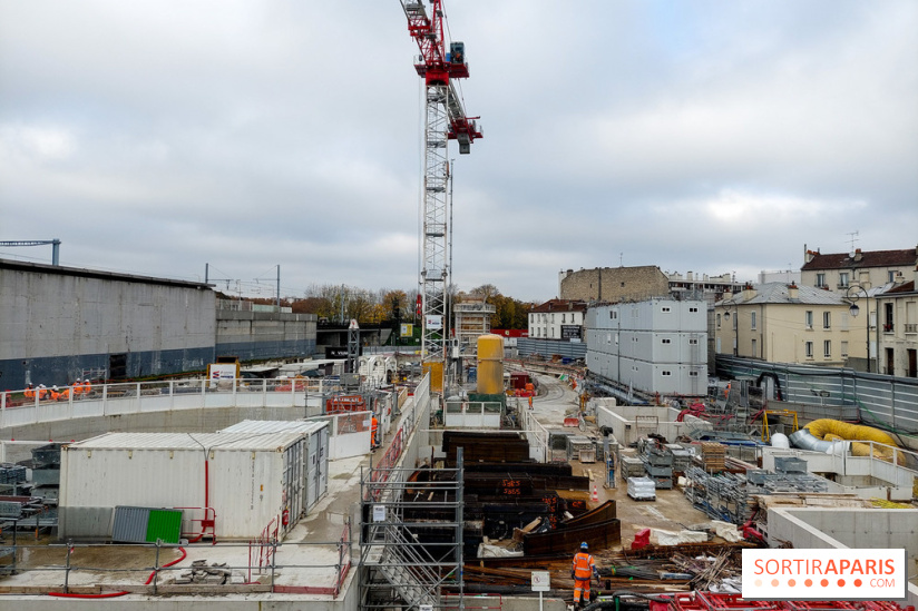 Le Grand Paris Express, visite du chantier de la gare Saint-Maur - Créteil, nos photos