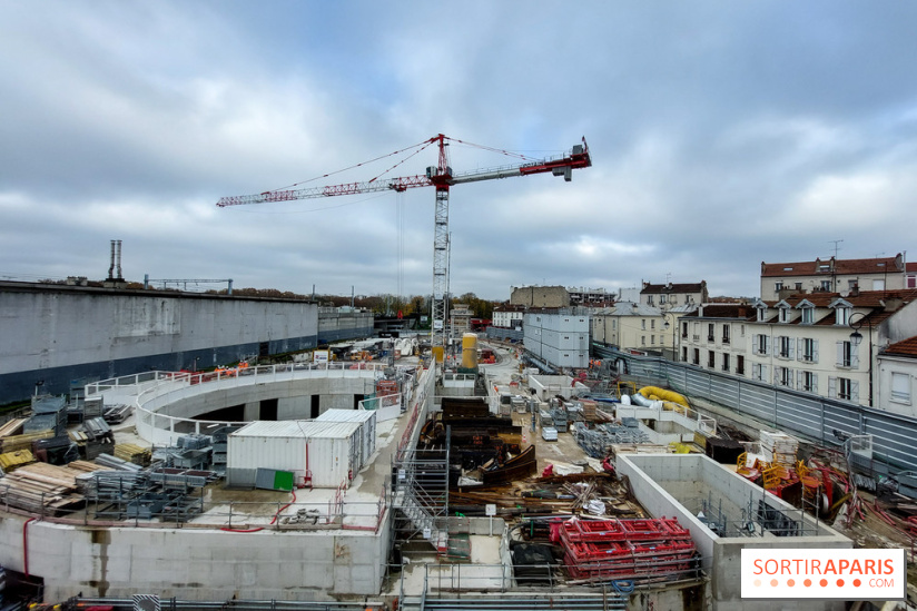 Le Grand Paris Express, visite du chantier de la gare Saint-Maur - Créteil, nos photos