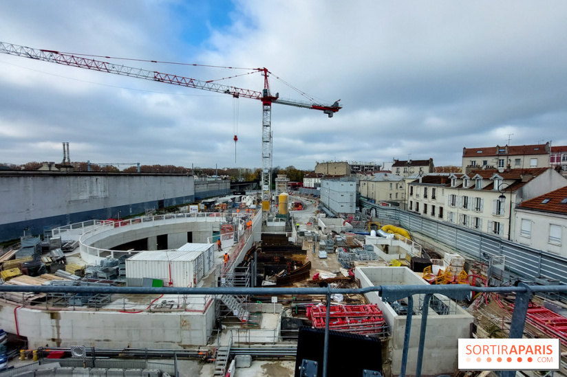 Le Grand Paris Express, visite du chantier de la gare Saint-Maur - Créteil, nos photos