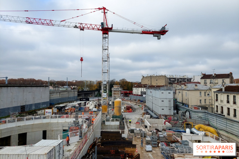 Le Grand Paris Express, visite du chantier de la gare Saint-Maur - Créteil, nos photos
