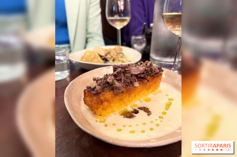 Le Cyrano - Polenta croustillante et olives
