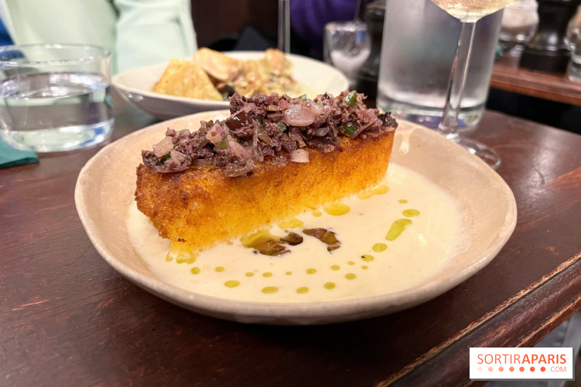 Le Cyrano - Polenta croustillante et olives