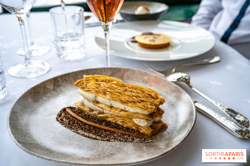 Grande Cascade restaurant 16e - Bois de Boulogne - mille feuille vanille - Joris Vée