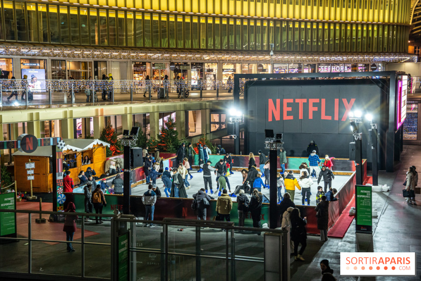 La patinoire de Noël des Halles 2022 - patinoire gratuite 