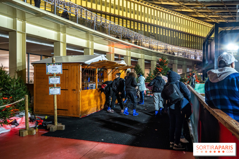 La patinoire de Noël des Halles 2022 - patinoire gratuite 