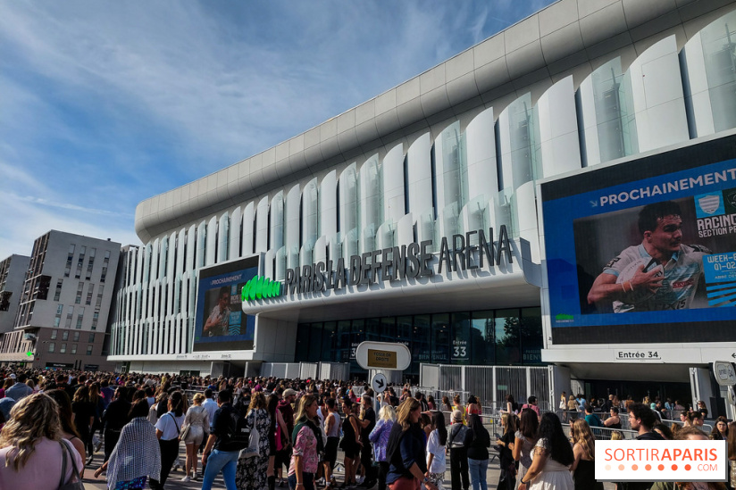 Linkin Park em concerto na Paris La Défense Arena em novembro de 2024