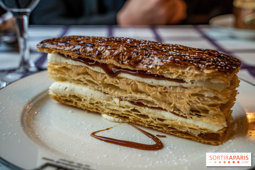 Auberge Pyrénées Cévennes - Bistrot Paris 11e - millefeuille vanille