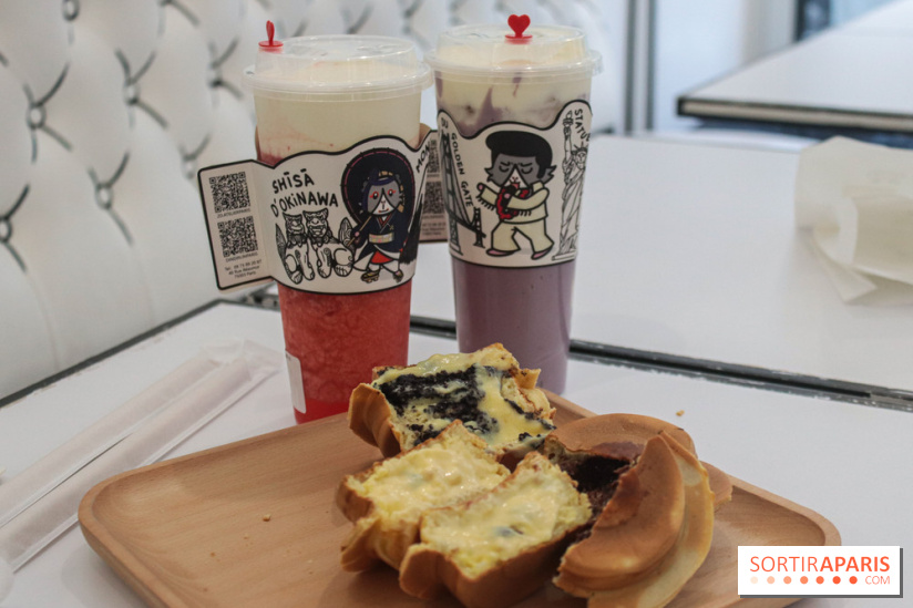 2D atelier, le salon de thé en noir et blanc