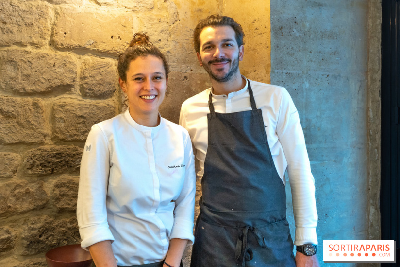 Ambos restaurant Paris - Cristina et Pierre Chomet - portrait