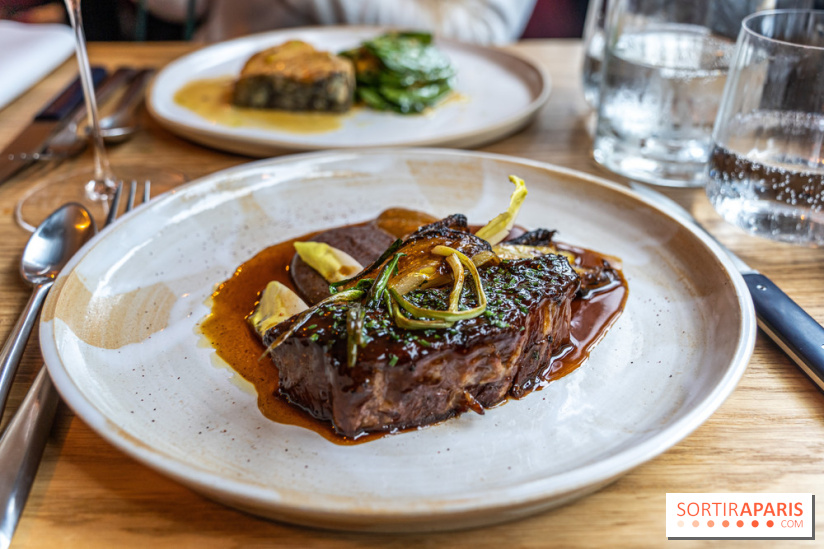 Ambos restaurant Paris - Cristina et Pierre Chomet - bœuf de castille braisé - endive