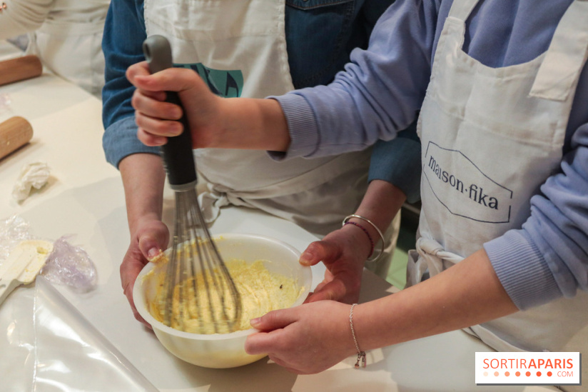 Ateliers galette des rois chez Maison Fika