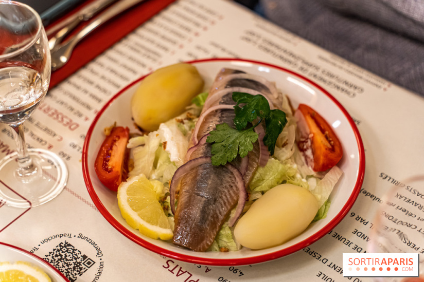 Petit Bouillon Versailles - restaurant près du Château de Versailles - entrée - harengs pomme de terre