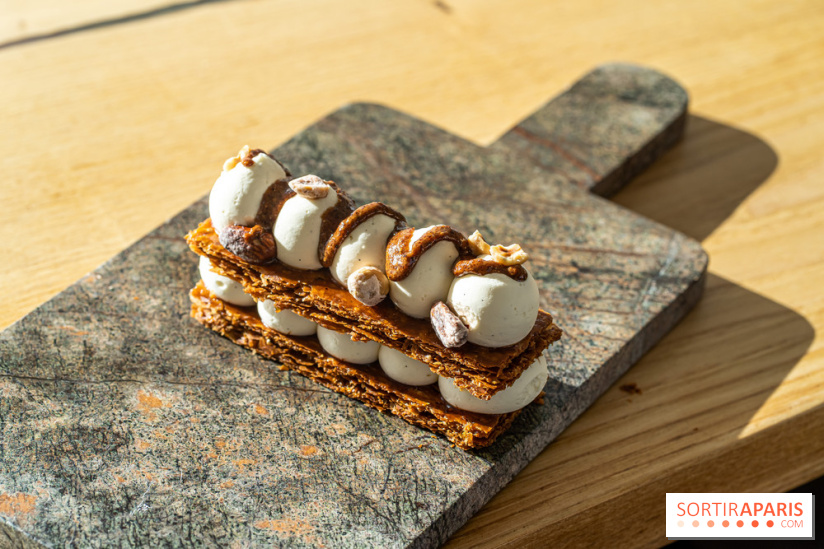 Jolie Miche, la boulangerie aux farines anciennes et bonnes pâtisseries du 17e - millefeuille