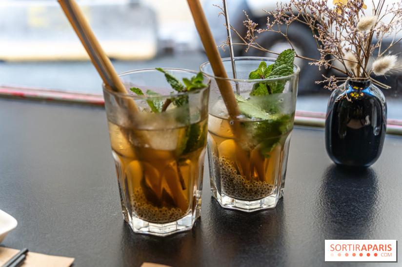 Entre 2 Rives restaurant vietnamien - thé glacé