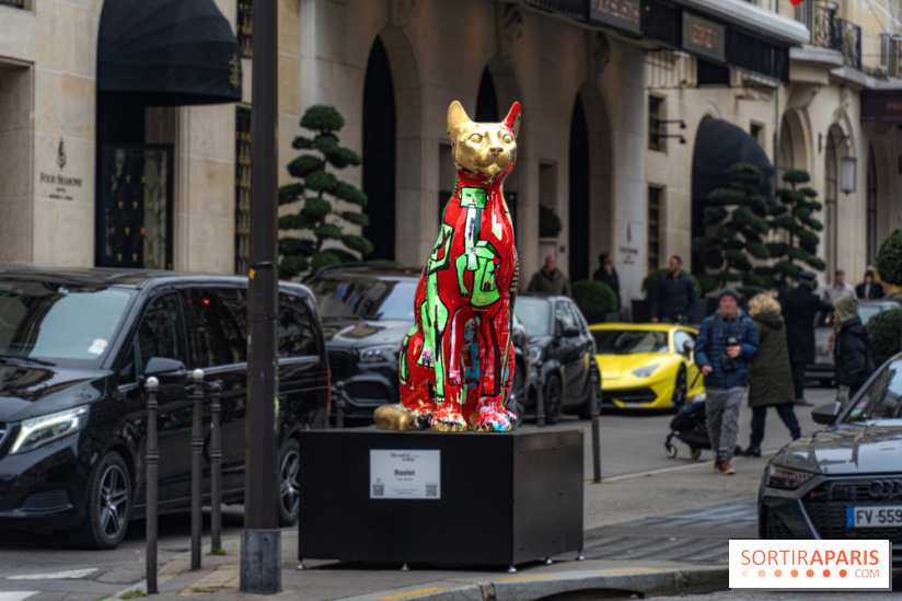 Exposition Julien et ses Juliogoths, avenue George V Paris