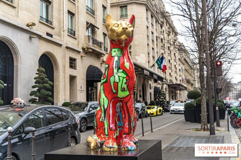 Exposition Julien et ses Juliogoths, avenue George V Paris