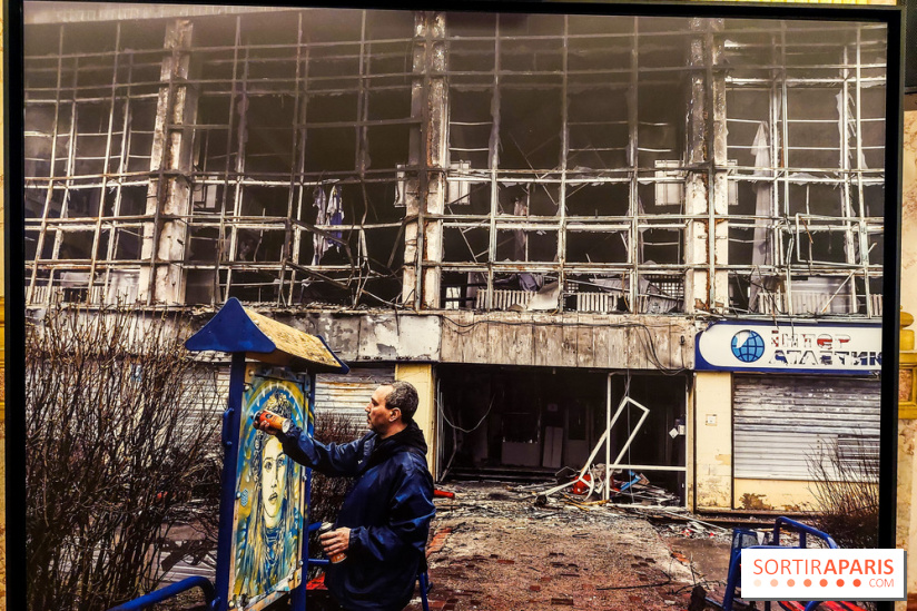 Slava Ukraini : l'expo gratuite signée C215 à Paris, nos photos