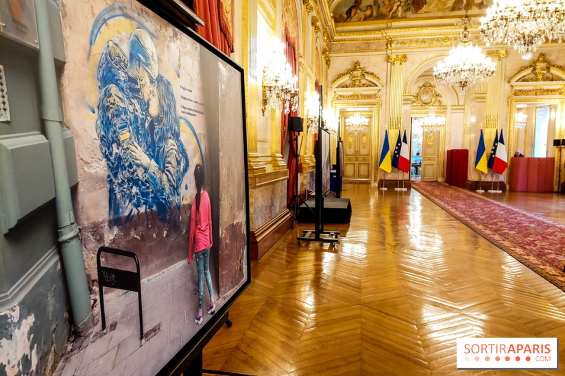 Slava Ukraini : l'expo gratuite signée C215 à Paris, nos photos