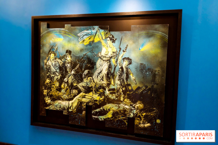 Slava Ukraini : l'expo gratuite signée C215 à Paris, nos photos