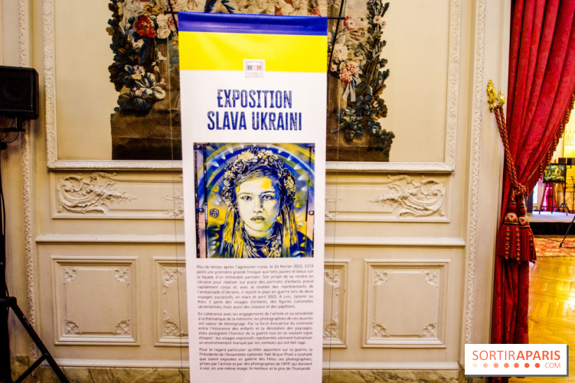 Slava Ukraini : l'expo gratuite signée C215 à Paris, nos photos