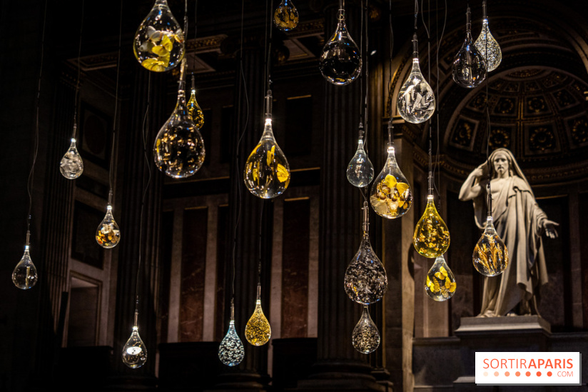 Larmes de Joie, l'installation monumentale de Benoît Dutour dans l'Eglise de la Madeleine 