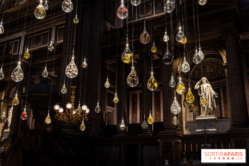 Larmes de Joie, l'installation monumentale de Benoît Dutour dans l'Eglise de la Madeleine 