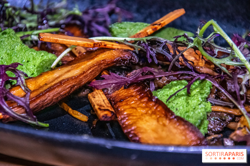 Restaurant Horizon Forbbiden West plat champignons