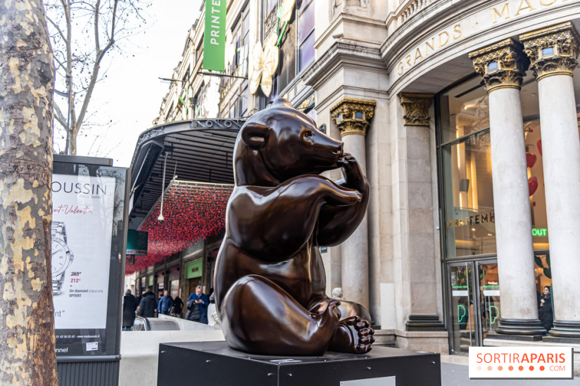 Exposition Fragiles colosses Boulevard Haussmann - photos - Michel Bassompierre