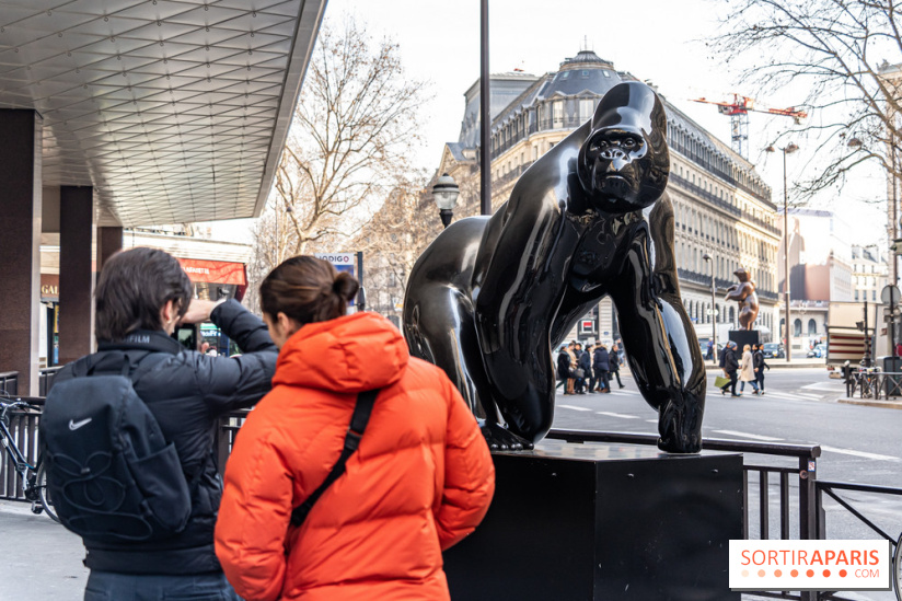 Exposition Fragiles colosses Boulevard Haussmann - photos - Michel Bassompierre